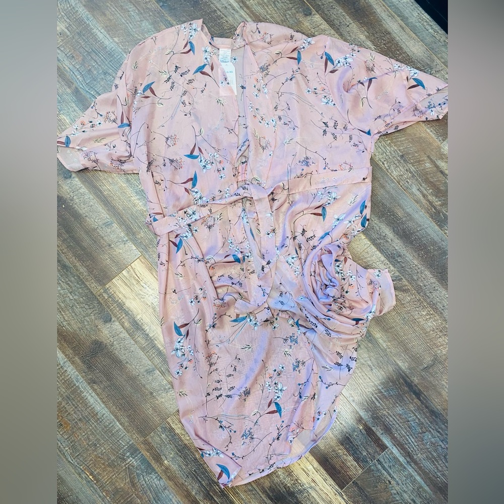 pale pink kimono